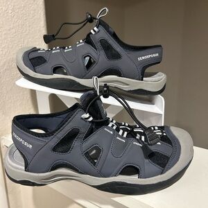 ZeroXposur Wallowa River ZXF800006 Men's US 9M Slip-On Shoes Gray Sandal Hiking